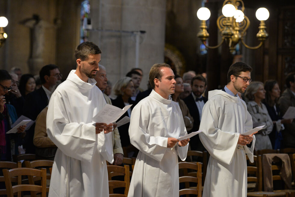 Le déroulement de la messe Œuvre des Vocations